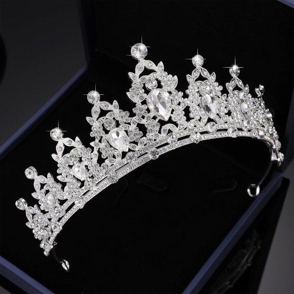 Queen Crown and Tiaras Princess Crown for Women and Girls Crystal Headbands for - Picture 9 of 9